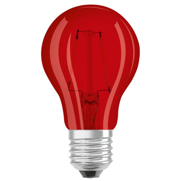 OSRAM ampoule LED E27 Star Décor Cla A 2,5 W rouge Osram