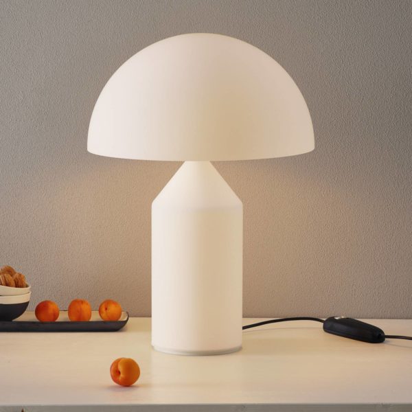 Oluce Atollo – Lampe à poser en verre de Murano, 50 cm Oluce