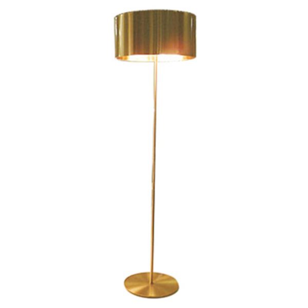 Oluce Switch – lampadaire de designer doré Oluce