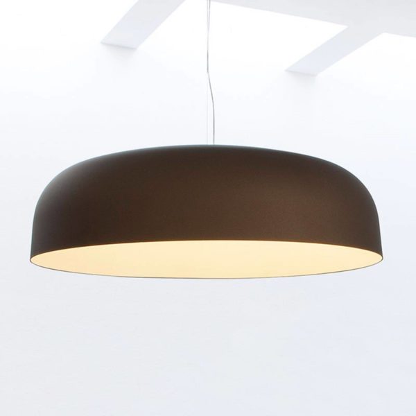 Oluce Canopy – suspension couleur bronze, 90 cm Oluce