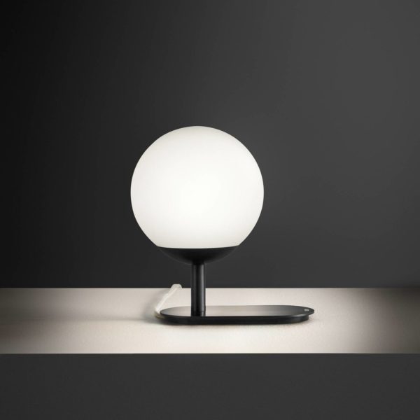 OLEV La Pallina lampe à poser, sphère, noire OleV