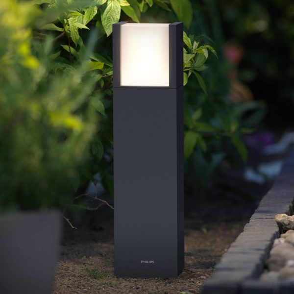 Philips Arbour potelet LED anthracite IP44 Philips