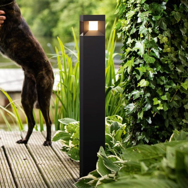 Philips Borne lumineuse LED noire Parterre Philips