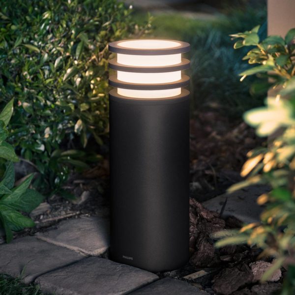 Philips Hue potelet LED Lucca, commande par appli Philips Hue