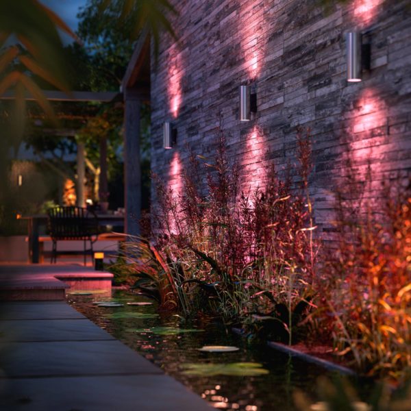 Philips Hue WACA Appear applique d’extérieur inox Philips Hue