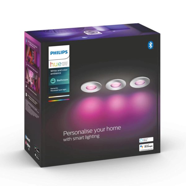 Philips Hue Xamento spot encastrable aluminium