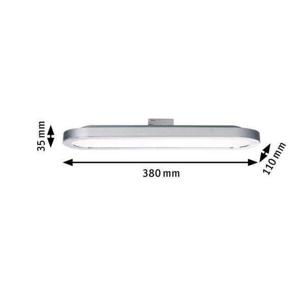 Paulmann URail Board panneau LED en chromé mat Paulmann