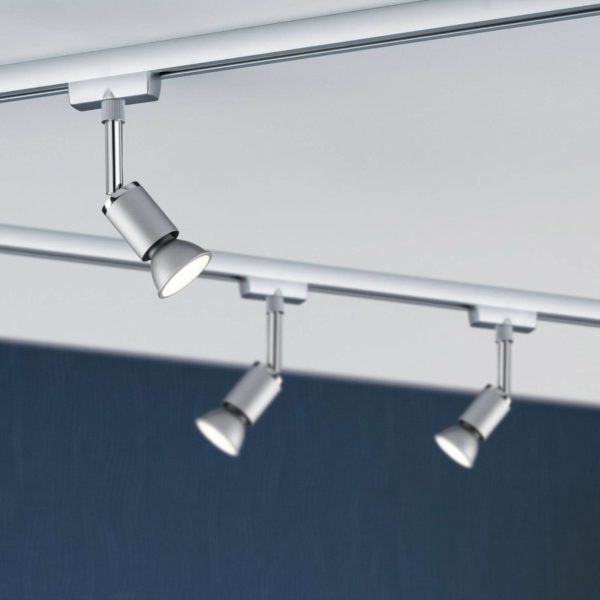 Paulmann URail Pure II spot, chromé mat Paulmann