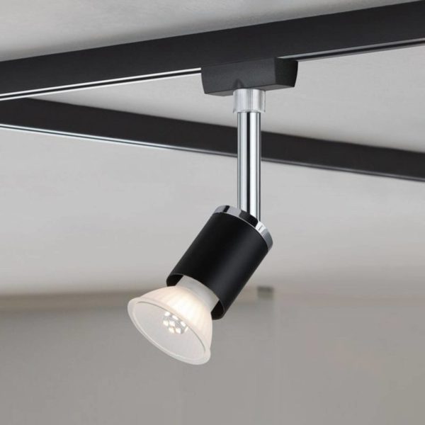 Paulmann URail spot Pure II dimmable, noir mat Paulmann