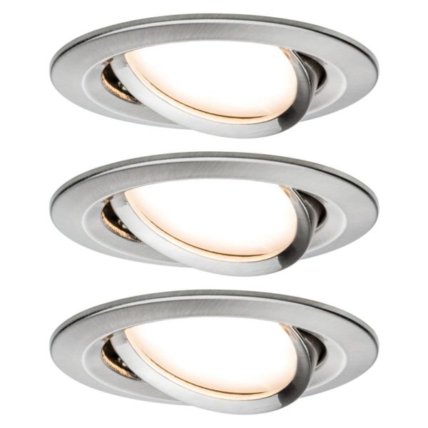 Paulmann Nova spot enc. LED par 3 inclinable, fer Paulmann