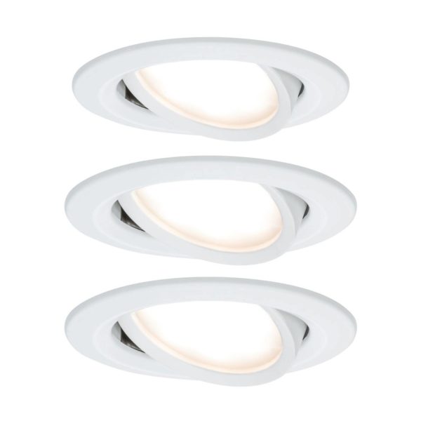 Paulmann Nova spot enc. LED par 3 inclinable blanc Paulmann