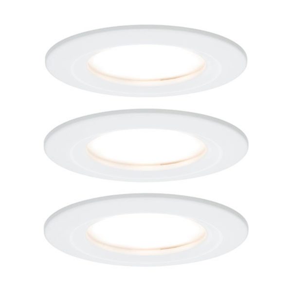 Paulmann Nova lampe encastrée LED par 3 fixe blanc Paulmann
