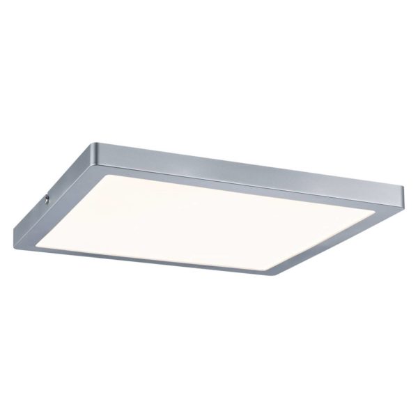Paulmann Atria plafonnier 2 700 K 30×30 cm chromé Paulmann