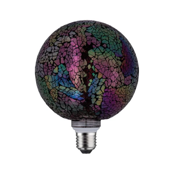 Paulmann E27 globe LED 5 W Miracle Mosaic rouge Paulmann
