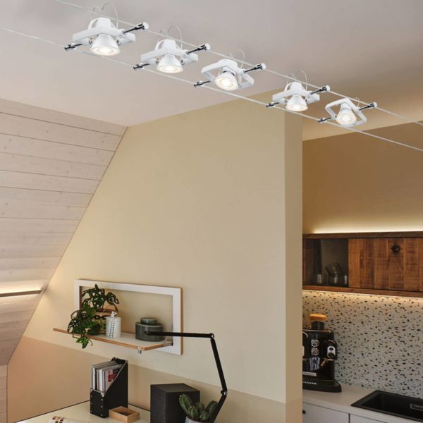 Paulmann réflecteur LED GU5,3 6,5 W 827 dim blanc Paulmann