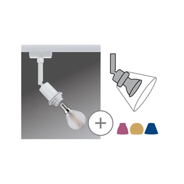 Paulmann URail DecoSystems spot E14 blanc Paulmann