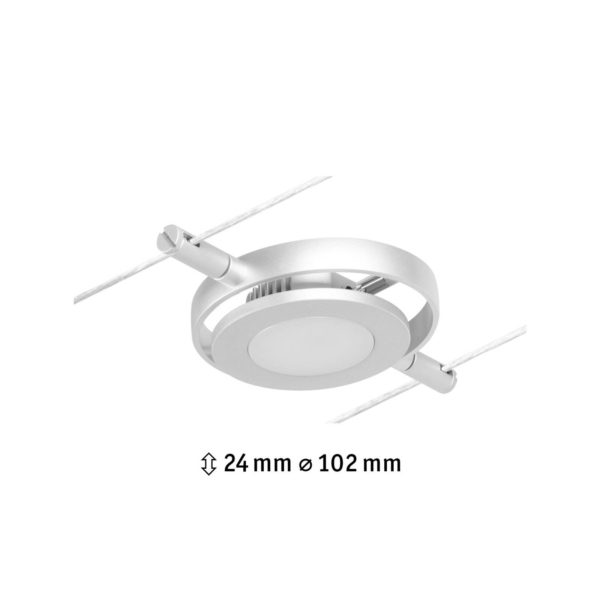 Paulmann Wire RoundMac spot chromé pour câble Paulmann
