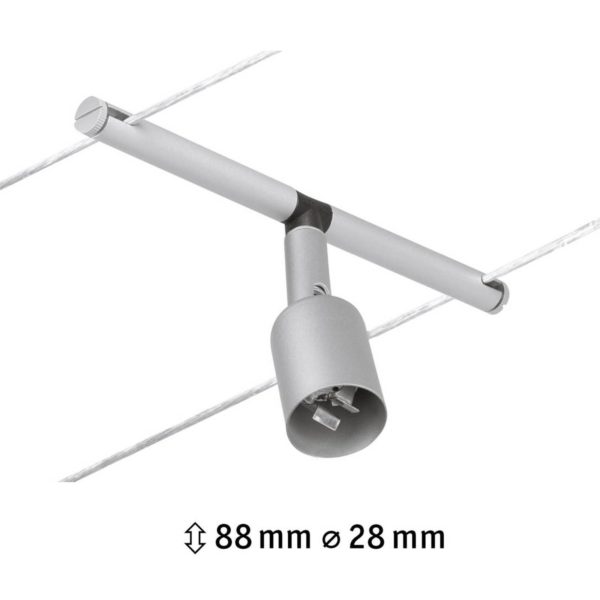 Paulmann Wire Salt spot système câble, chromé mat Paulmann