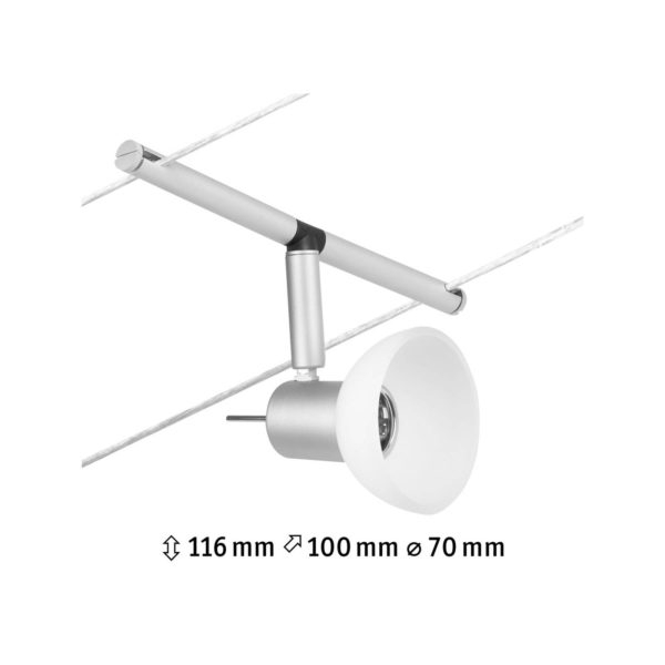 Paulmann Wire Sheela spot chromé pour câble Paulmann