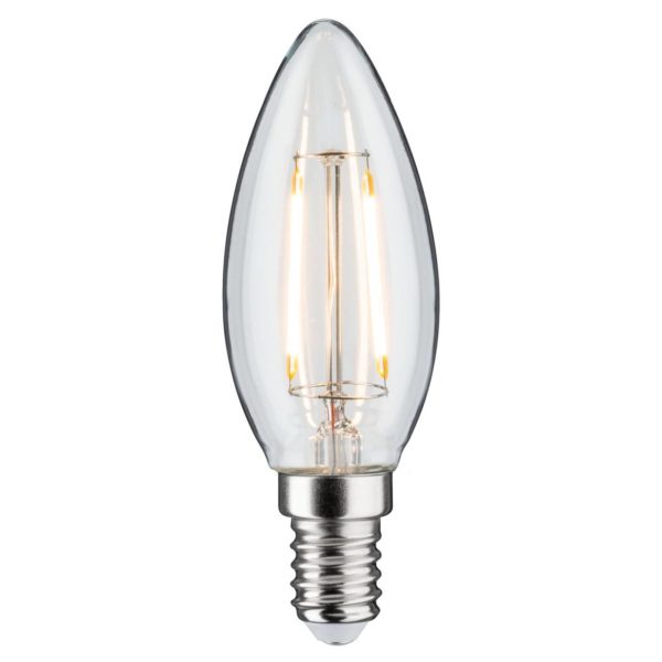 Paulmann Ampoule bougie LED E14 2W 3.000K clair DC 24V Paulmann