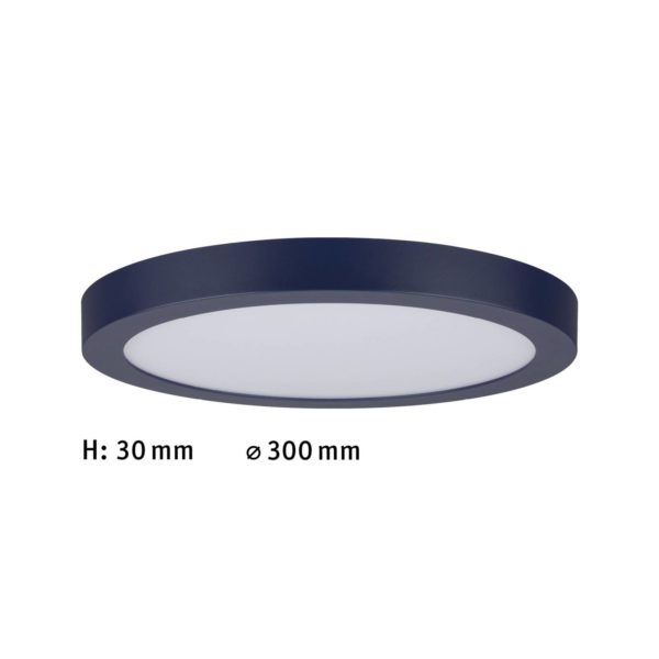 Paulmann Abia panneau LED 30 cm 2 700 K bleu nuit Paulmann