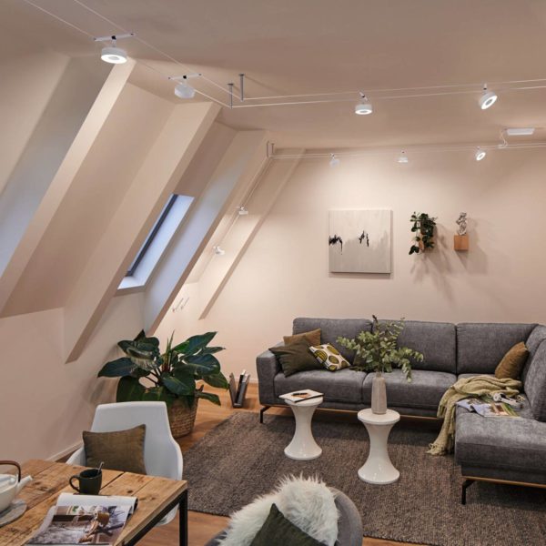 Paulmann Circle système câble LED 5 lampes blanc Paulmann
