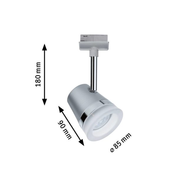 Paulmann Cone URail, ZigBee, CCT, chromé mat Paulmann
