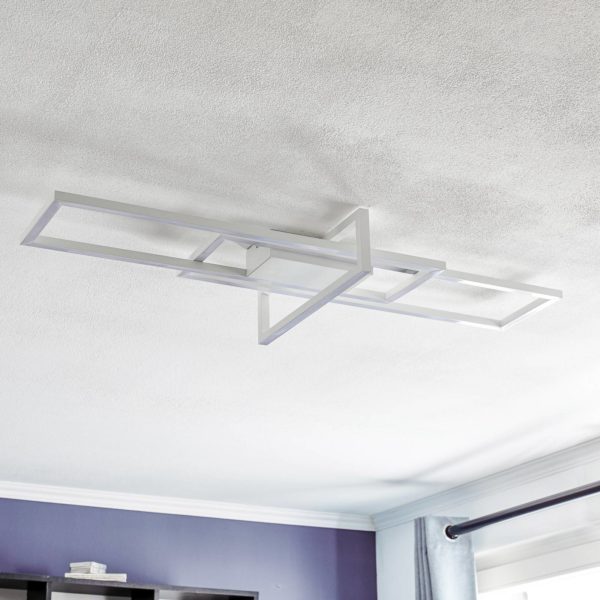 Lindby Daruba plafonnier LED, blanc mat LINDBY