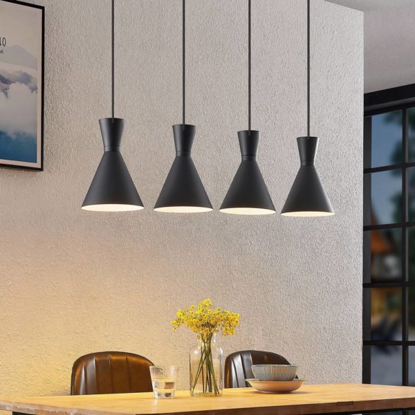 Lindby Savrini suspension à quatre lampes LINDBY