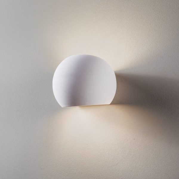 SOLLUX LIGHTING Applique Bullet up/down en céramique blanche SOLLUX LIGHTING