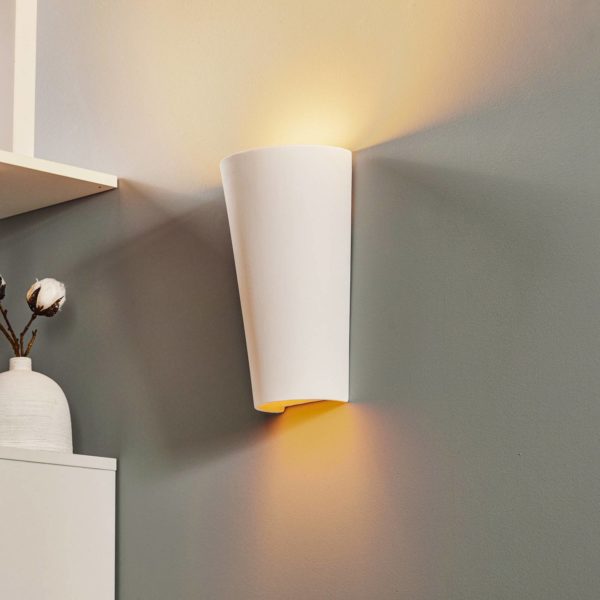 SOLLUX LIGHTING Applique Ice up/down en céramique blanche SOLLUX LIGHTING