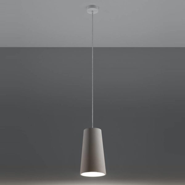 SOLLUX LIGHTING Suspension Nalu avec abat-jour en céramique SOLLUX LIGHTING