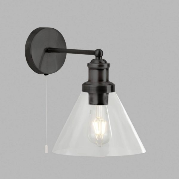Searchlight Applique murale Pyramide, noir Searchlight