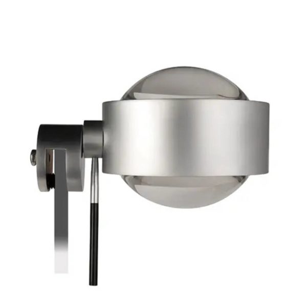 Top Light Lampe LED à pince pour miroir Puk Fix+, chrome mat Top Light