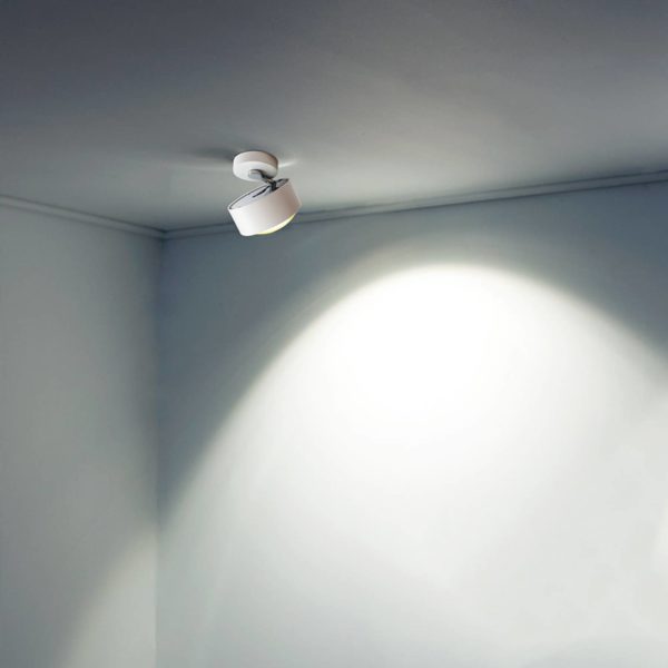 Top Light Plafonnier LED Puk Maxx Move, blanc chromé Top Light