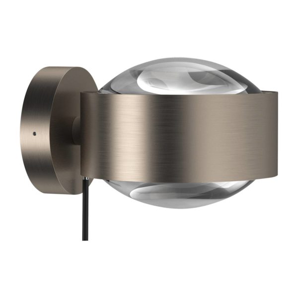 Top Light Puk Maxx Wall+ LED, lentilles claires, nickel mat Top Light