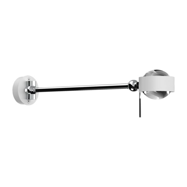 Top Light Puk Mini Hotel G9, 30cm, lentilles transparentes, blanc mat Top Light