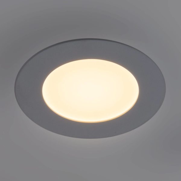 Heitronic Panneau LED Lyon rond Ø 16,8 cm dimmable Heitronic