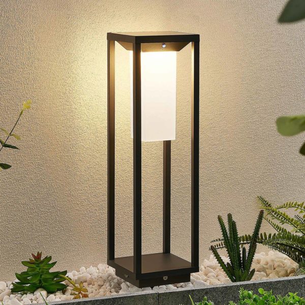 Lucande Eliel potelet LED solaire, 50 cm LUCANDE
