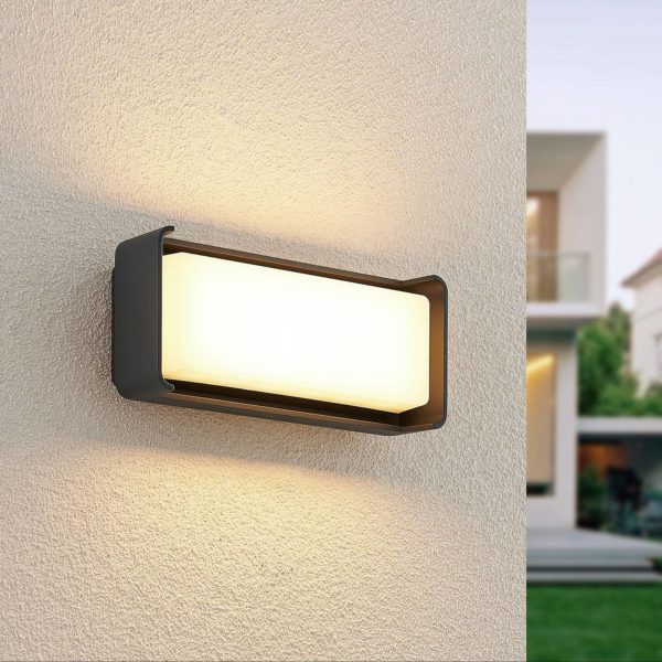 Lucande Babet applique d’extérieur LED LUCANDE
