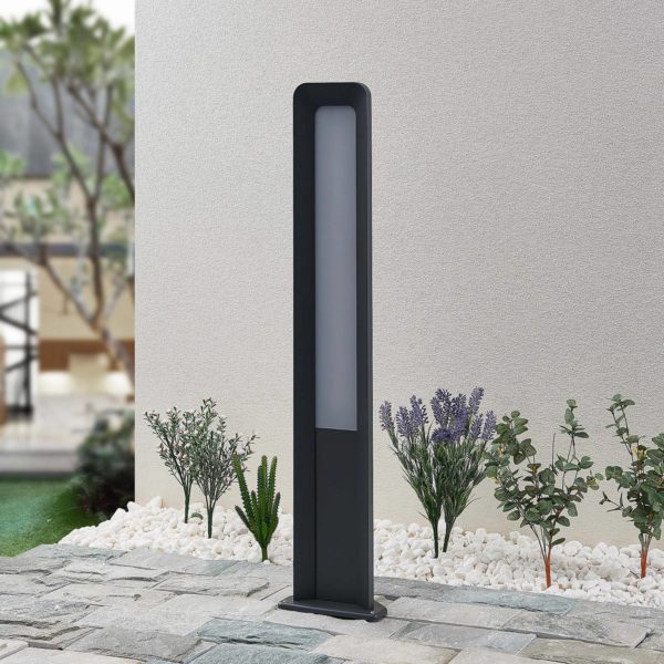 Lucande Secunda potelet LED, hauteur 80 cm LUCANDE