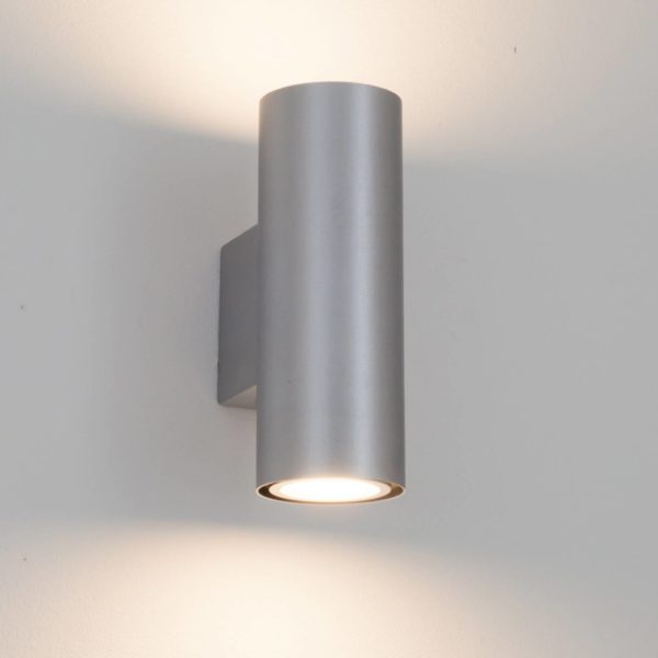 Lindby Applique Kabir argentée, à 2 lampes LINDBY