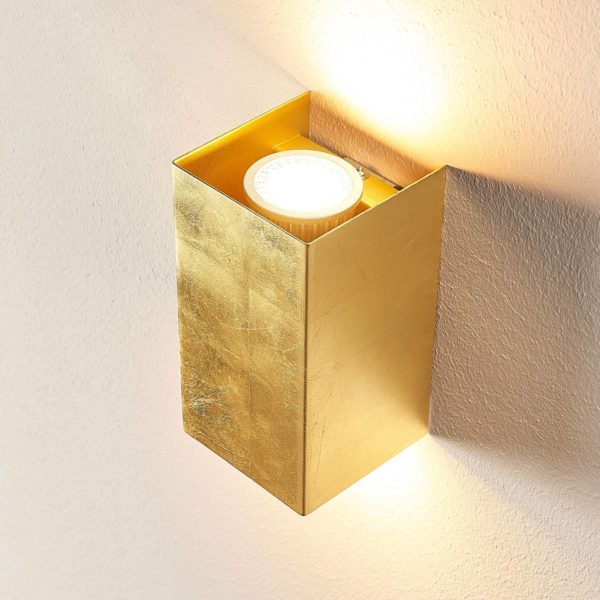 Lindby Applique Tabita en métal doré, à 2 lampes LINDBY