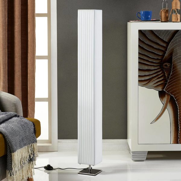 Lindby Lampadaire en tissu Janno LINDBY