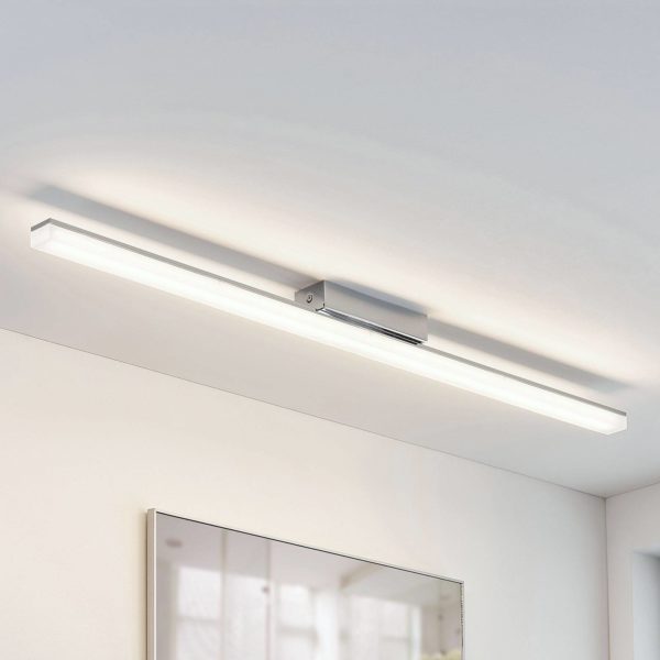 Lindby Levke – Plafonnier LED pour salle de bains LINDBY