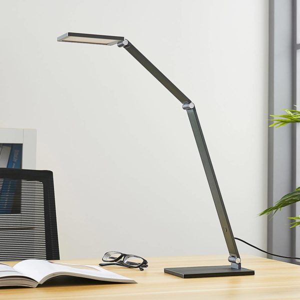Lucande Lampe de bureau LED Mion, dimmable LUCANDE