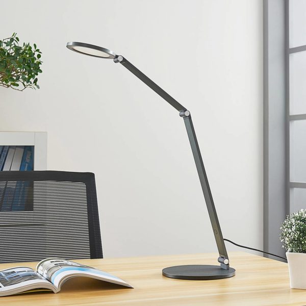 Lucande Lampe de bureau LED Mion avec variateur LUCANDE