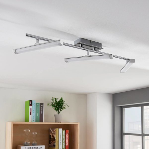 Lindby Plafonnier LED Pilou dimmable via l’interrupteur LINDBY