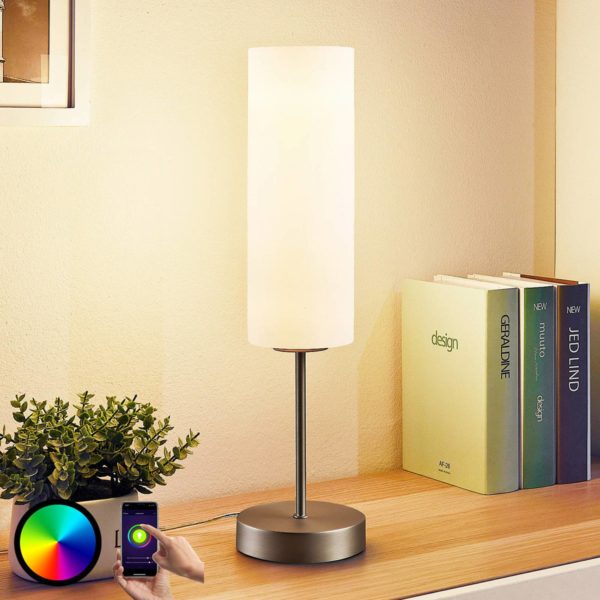 Lindby lampe de table Felice, cylindre LINDBY