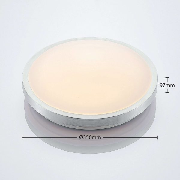 Lindby Emelie plafonnier LED, rond, 35 cm LINDBY